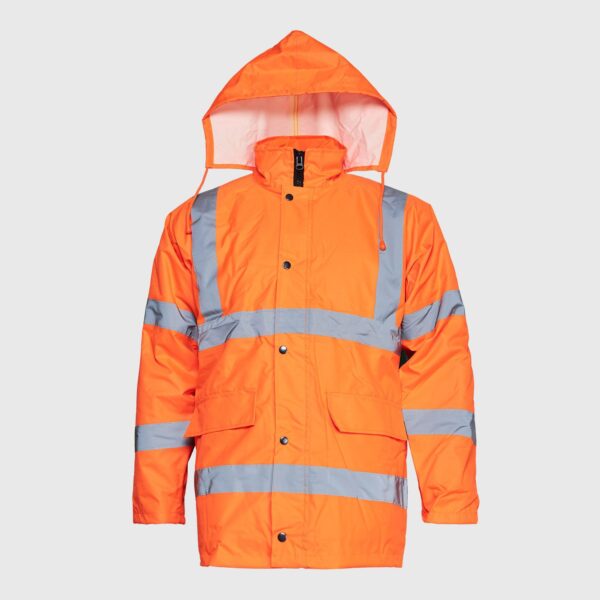 Parka Alta Visibilidad - Clase III Naranjo Flúor
