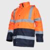 Parka Alta Visibilidad Combinada - Clase III Naranjo Flúor