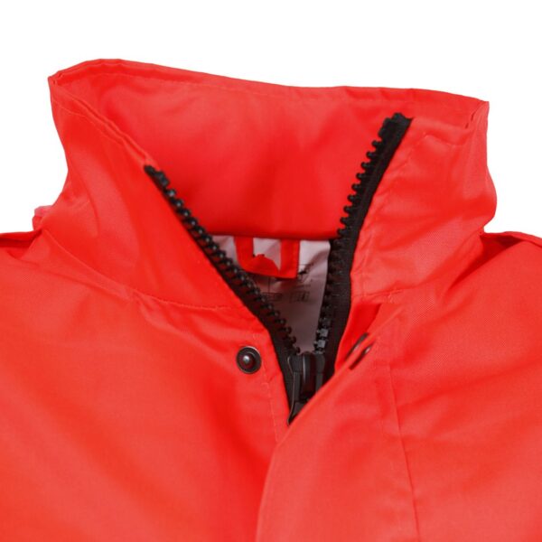 Parka Guardia Hombre Alta Visibilidad Rojo AV