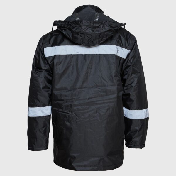 Parka Térmica C/Reflectante Multibolsillo Negro
