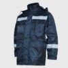 Parka Térmica C/Reflectante Multibolsillo Azul Marino