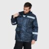 Parka Térmica C/Reflectante Multibolsillo Azul Marino