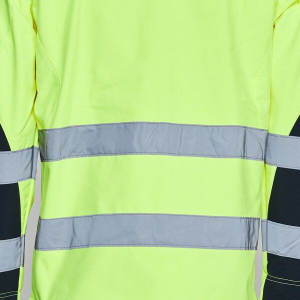Softshell Bicolor Alta Visibilidad Hombre Amarillo Flúor