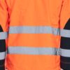 Softshell Bicolor Alta Visibilidad Hombre Naranjo Flúor