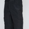 Pantalón Cargo Poplin Cintura Elasticada Negro