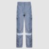Pantalón Cargo Poplin C/Reflectante Gris Medio
