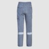Pantalón Cargo Poplin C/Reflectante Gris Medio