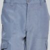 Pantalón Cargo Poplin C/Reflectante Gris Medio