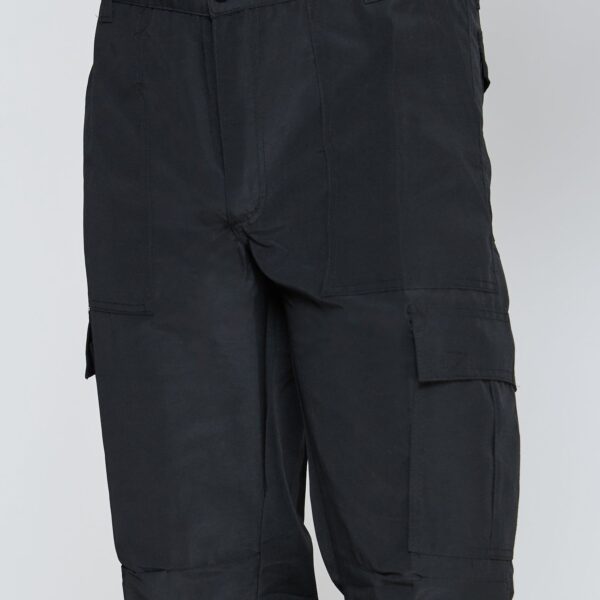 Pantalón Cargo Poplin C/Reflectante Negro