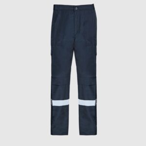 Pantalón Cargo Poplin C/Reflectante Azul Marino