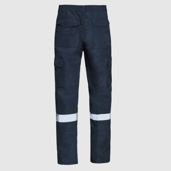 Pantalón Cargo Poplin C/Reflectante Azul Marino