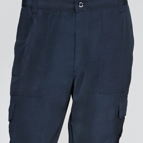 Pantalón Cargo Poplin C/Reflectante Azul Marino