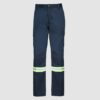 Pantalón Cargo Gabardina C/Reflectante Día/Noche Azul Marino
