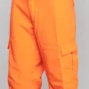 Pantalón Cargo Alta Visibilidad Naranjo Flúor