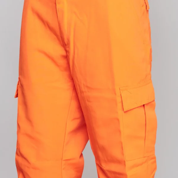 Pantalón Cargo Alta Visibilidad Naranjo Flúor