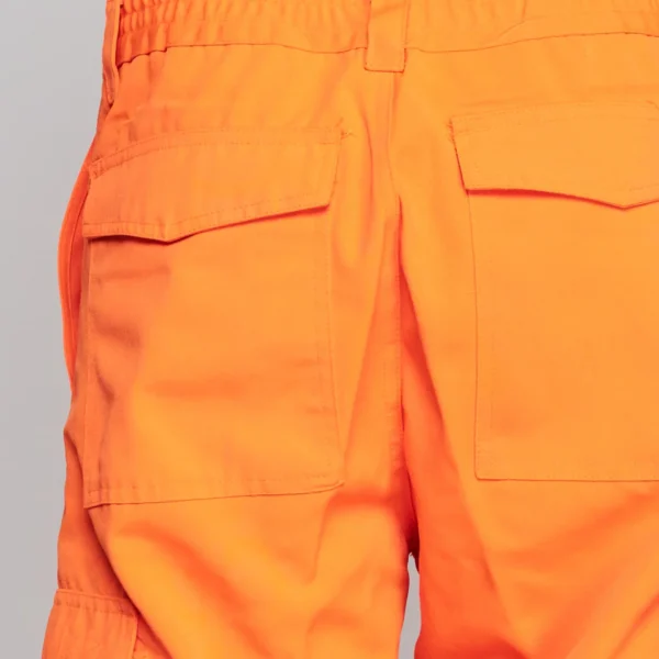 Pantalón Cargo Alta Visibilidad Naranjo Flúor