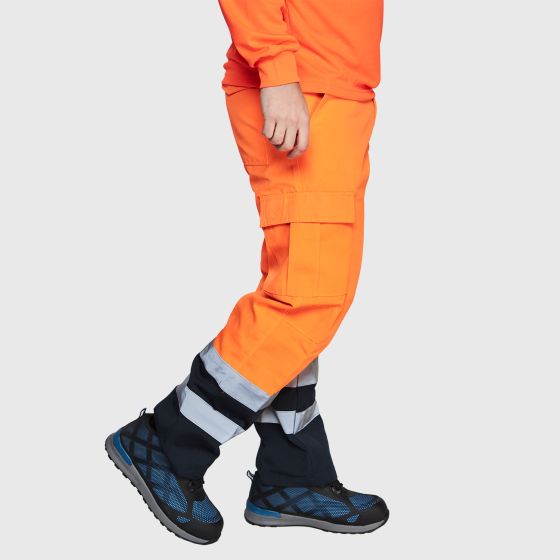 Pantalón Cargo Alta Visibilidad Naranjo Flúor