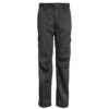 Pantalón Cargo Forro Polar Gabardina Negro