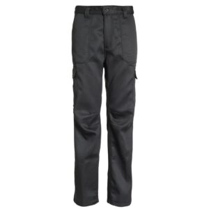 Pantalón Cargo Forro Polar Gabardina Negro