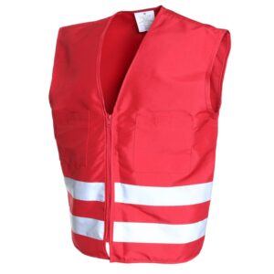 Chaleco Geólogo Poplin Guardia Rojo