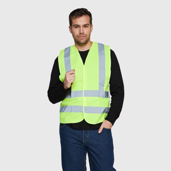 Chaleco Vial Alta Visibilidad - Clase II Amarillo Fluor