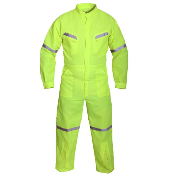 Overol Poplin C/Reflectante Amarillo Fluor