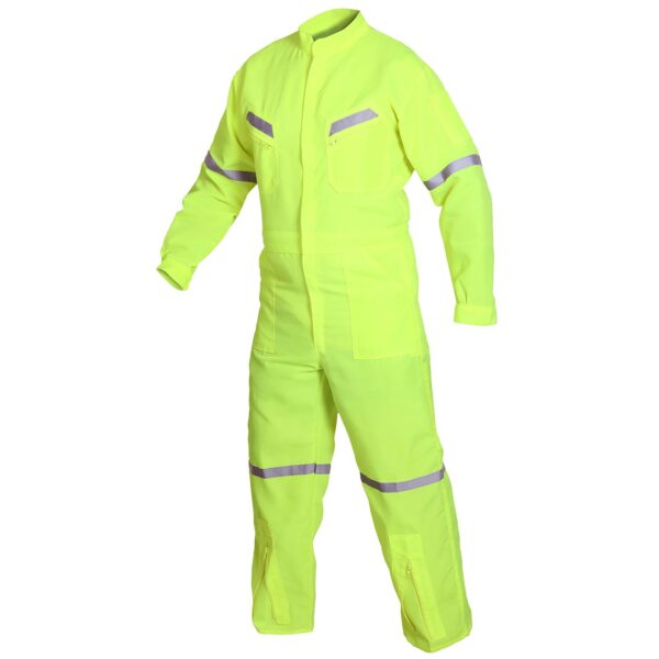 Overol Poplin C/Reflectante Amarillo Fluor