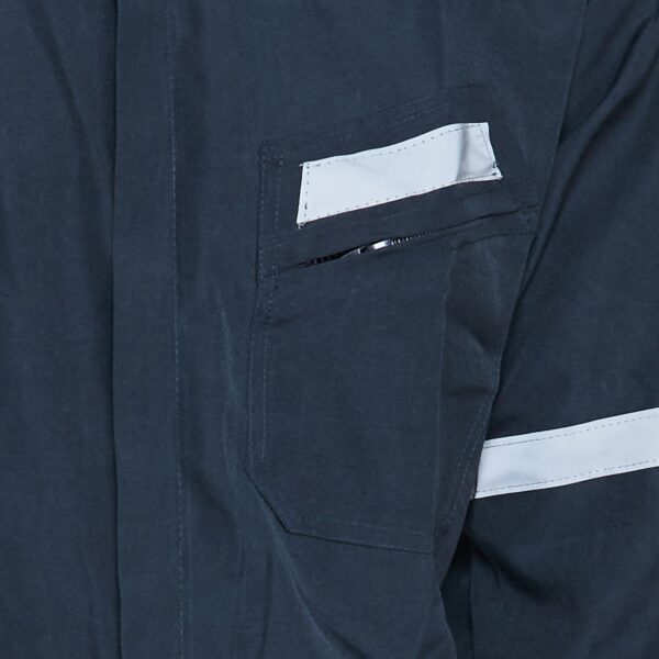Overol Poplin C/Reflectante Azul Marino