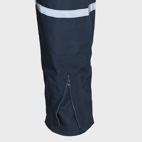 Overol Poplin C/Reflectante Azul Marino