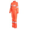 Overol Gabardina Con Reflectante Mujer Naranjo Medio