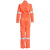 Overol Gabardina Con Reflectante Mujer Naranjo Medio