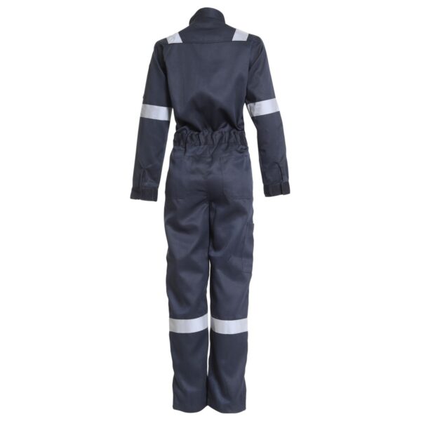 Overol Gabardina Con Reflectante Mujer Azul Marino