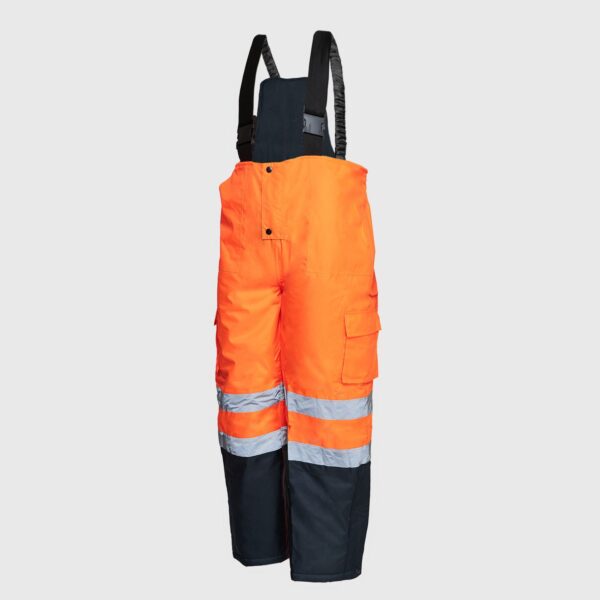 Jardinera Térmica Impermeable Alta Visibilidad Bicolor - Clase I Naranjo Flúor