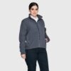 Softshell Premium Ejecutivo Mujer Gris Oscuro
