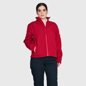 Softshell Premium Ejecutivo Mujer Roja