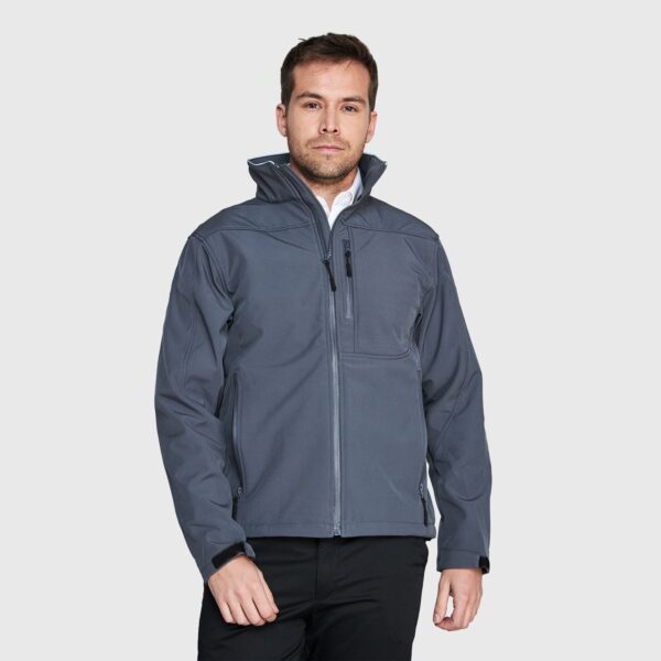 Softshell Técnico Hombre M/L Gris Oscuro