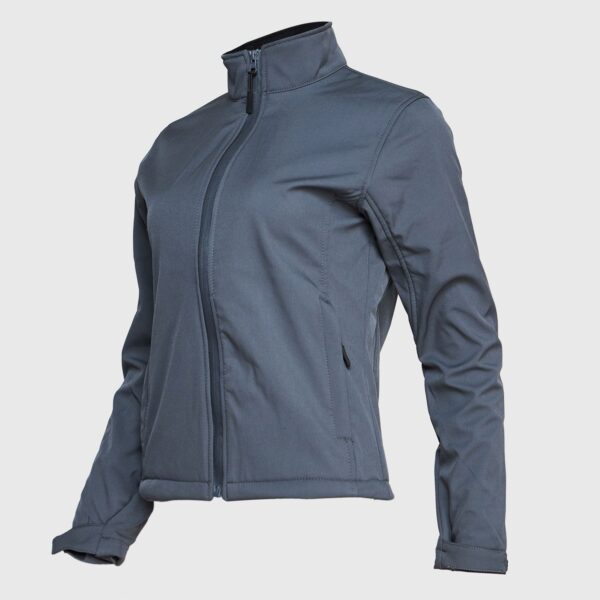 Softshell Tecnico Mujer M/L Gris Oscuro
