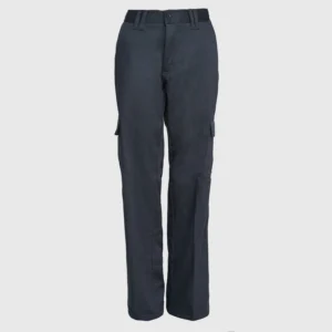 Pantalón Cargo Forro Polar Gabardina Azul Marino