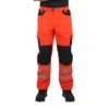 Pantalón Cargo Hardwork Dakota Hombre Rojo Flúor