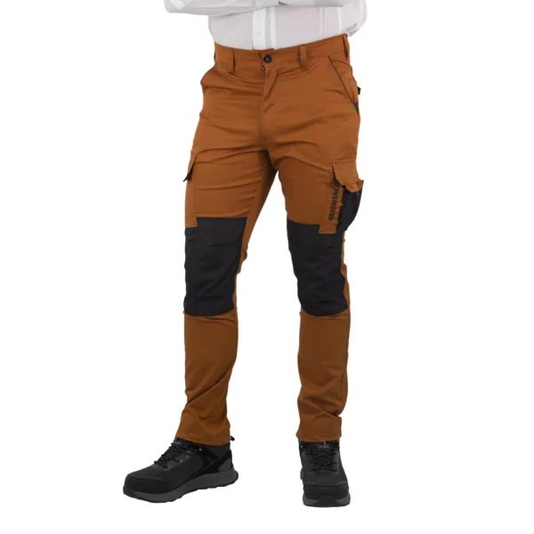 Pantalón Cargo Hardwork Dakota Spandex Hombre Camel