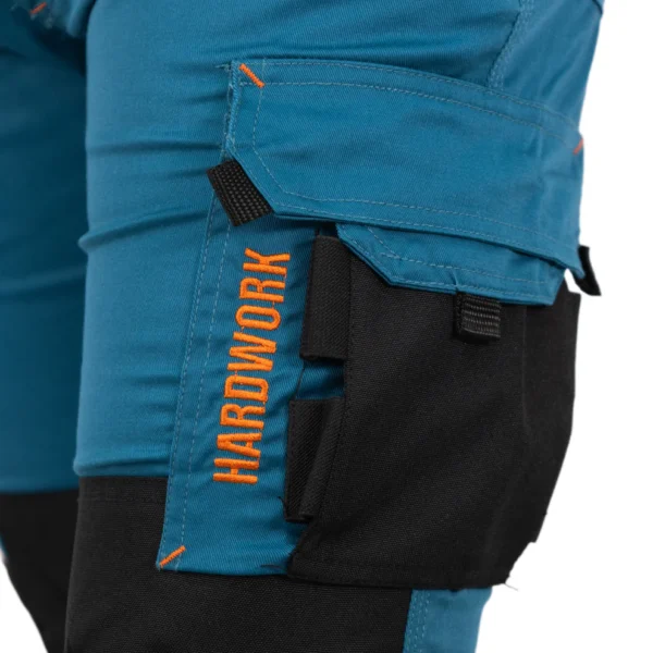 Pantalón Cargo Hardwork Dakota Spandex Hombre Petróleo