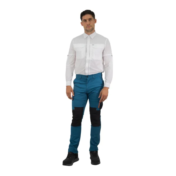 Pantalón Cargo Hardwork Dakota Spandex Hombre Petróleo