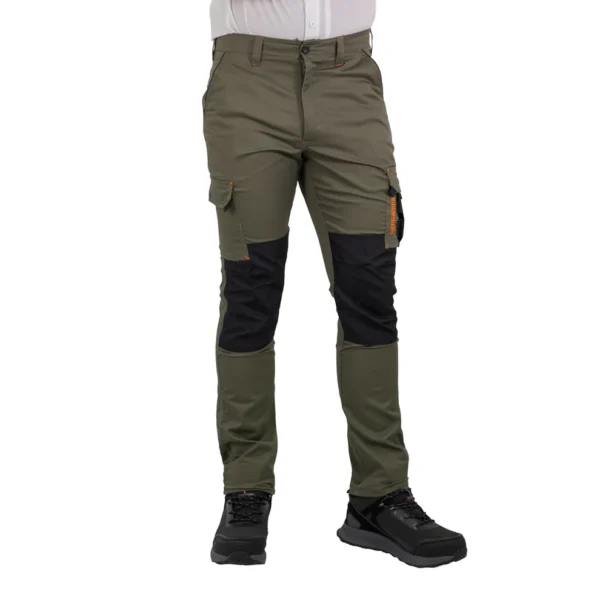 Pantalón Cargo Hardwork Dakota Spandex Hombre Verde Oliva
