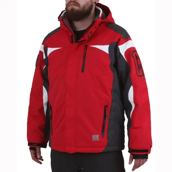 Parka Hardwork Aspen con Recco Hombre Roja Certificada