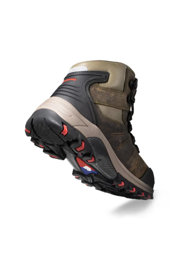 Calzado de Seguridad Quebec Pro Montreal Oil Cafe Oscuro