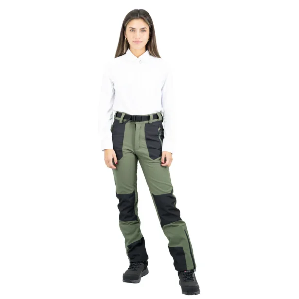 Pantalón Térmico Hardwork Wolverine Mujer Verde Oliva