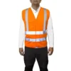 Chaleco Reflectivo Naranjo 4 Cintas Certificado Clase II EN20471