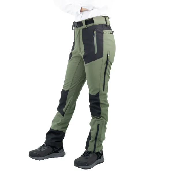 Pantalón Térmico Hardwork Wolverine Mujer Verde Oliva