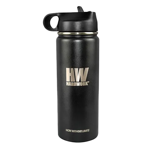 Botella Térmica Hardwork Negra