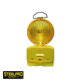 Lampara Señalización Tráfico Amarillo c/Batería